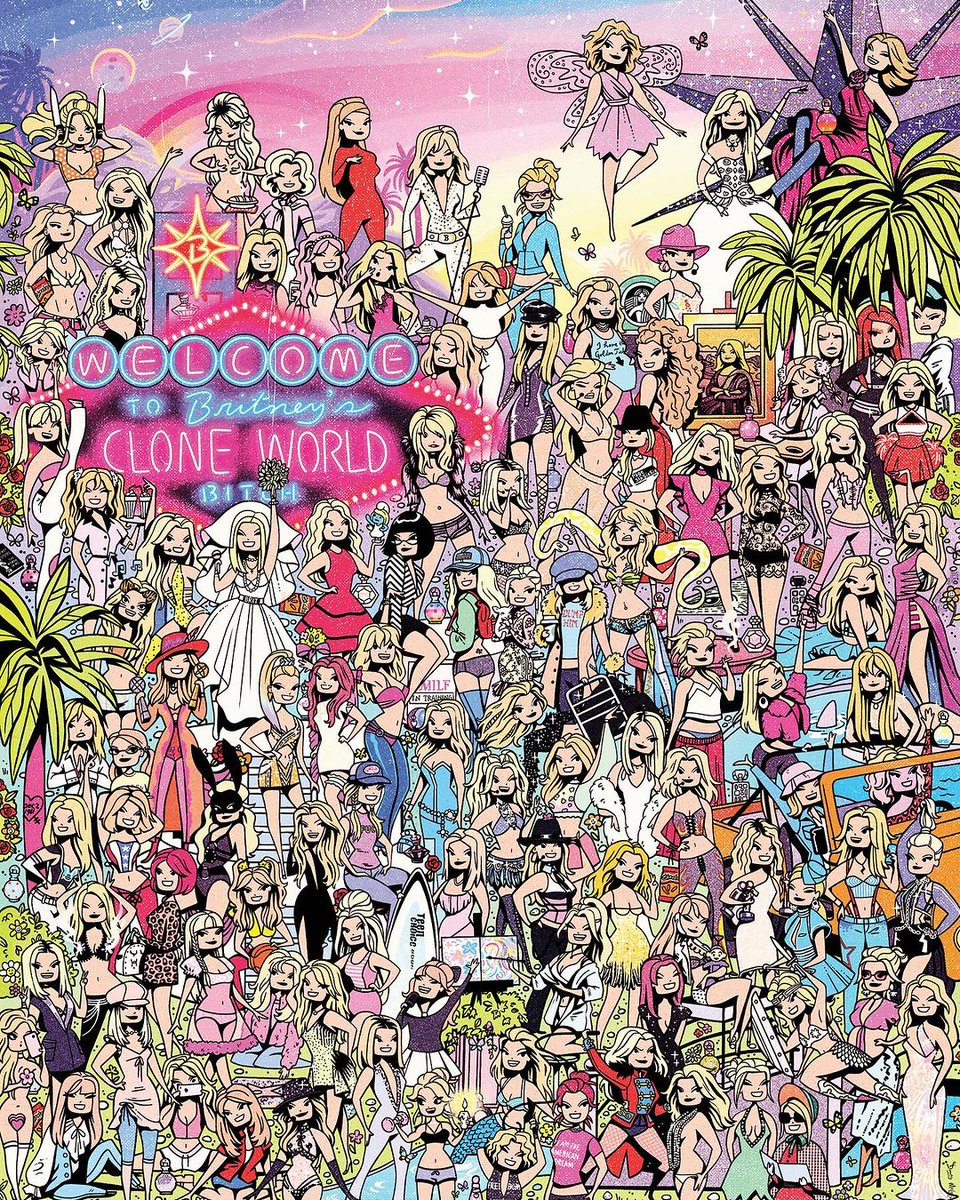 according2b4r's tweet photo. this is so cute 😍 
who else recognizes ALL britneys here? ✨
(instagram: donnymeloche) https://t.co/piYMW61zsj