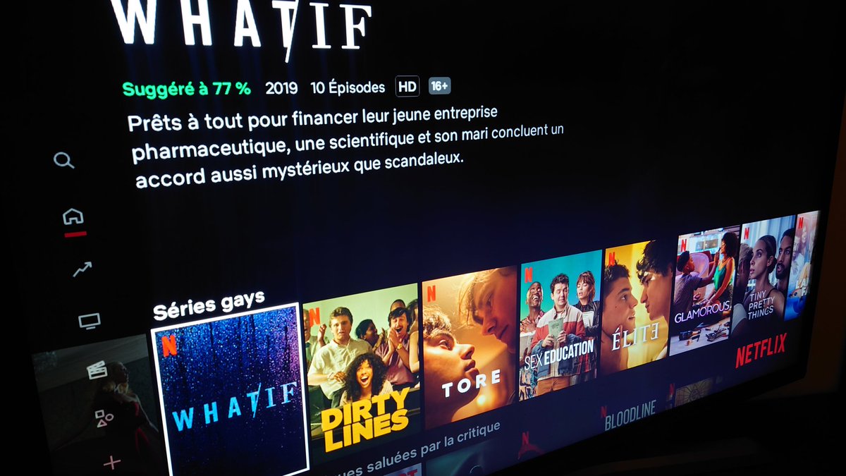 alydnat_x's tweet photo. Hey @NetflixFR !
Votre nouvelle catégorie ne regroupe pas les séries correspondantes ☺️  
Ou alors c'était pas prévu... #seriesgay https://t.co/VzIaFZKjDP