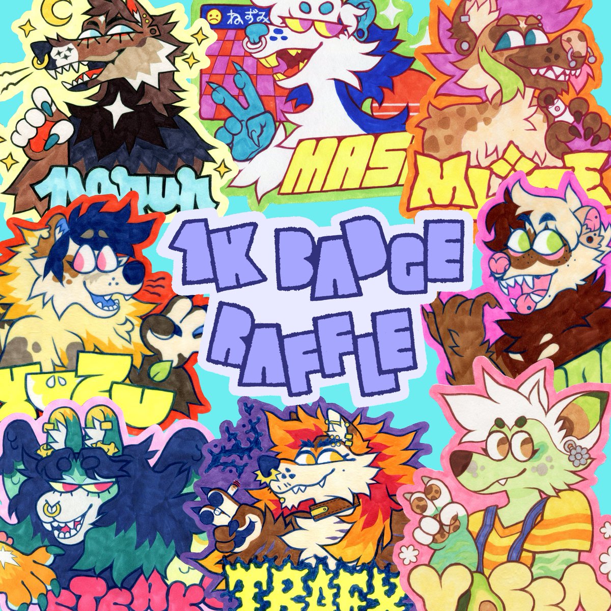 dodoglouton's tweet photo. ✸ 1K BADGE RAFFLE ✸ 

Winner will get a traditionnal badge of 
their character 

TO ENTER :
• follow
• like + RT 

The winner will be randomly chosen next week (January 8th) 

Good luck 🐾 https://t.co/dBc2CpOuit