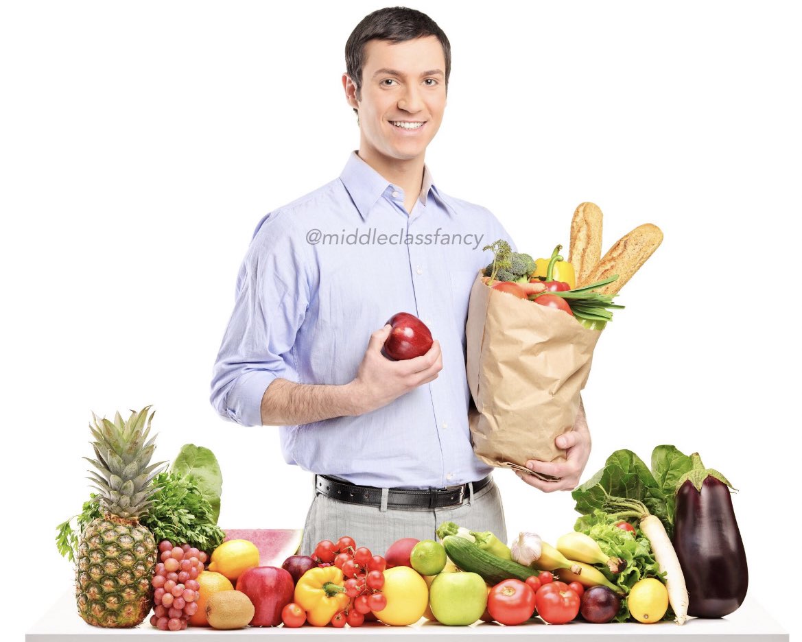 Me stocking up on some nice fruits and veggies for my New Year’s resolution so I can throw them in the trash like every year