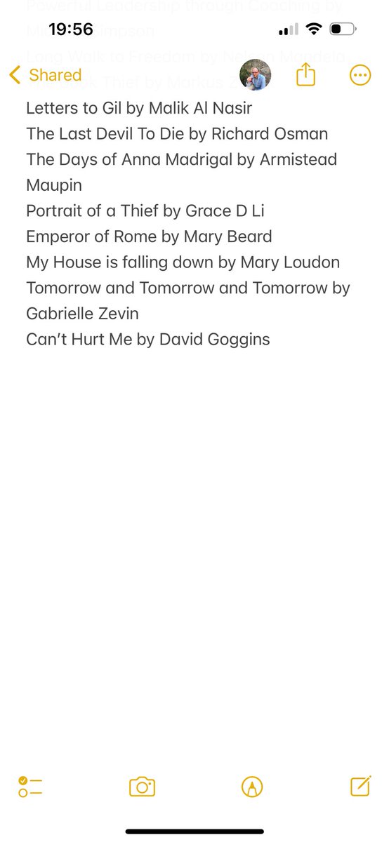 This is a list of all the books I have listened to in 2023, I listen to a lot of audiobooks whilst I am walking, swimming or on a train and love it. My favourites? Nightingales or Where the crawdads sing were both fab. What should I read/ listen to in 2024? Fiction or self help