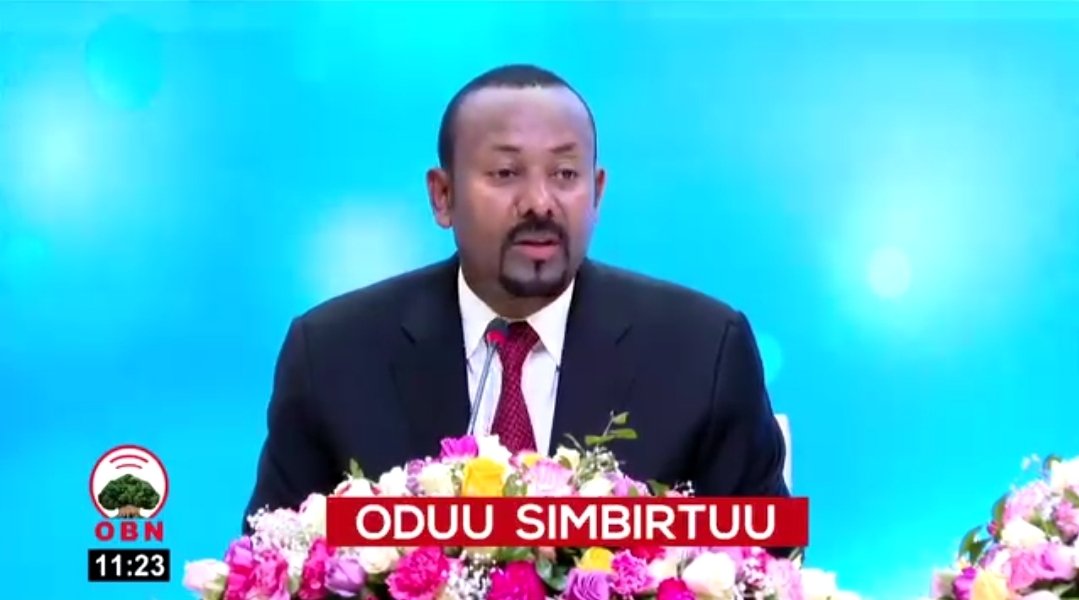 RobaTika's tweet photo. "Cabinsi keenya ni suphamu; Itiyoophiyaanis ni badhaati". jedhan Ministirri Muummee Itiyoophiyaan Dr. #AbiyAhmedAli https://t.co/3SX9fmb1oO