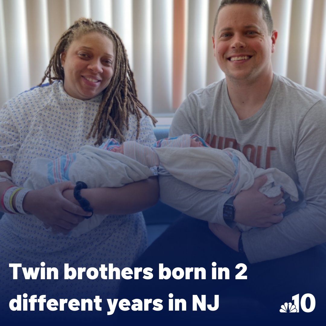 A New Jersey family welcomed baby boys on different years as one was born Dec. 31 and the other Jan. 1. This is the story of the twins and other babies welcomed to a new year. on.nbc10.com/DqK0sSM