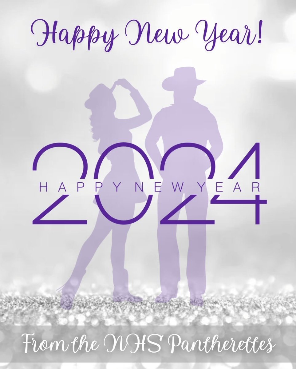 From our team to you: Happy New Year!! We wish you all a happy 2024. 💜🩶🐾