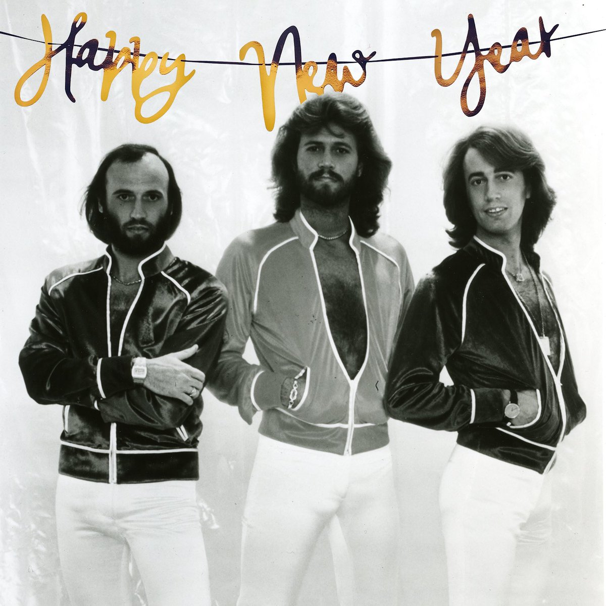 BeeGees's tweet photo. Happy 2024! 🍾🎆 Another year of listening to the Bee Gees has officially begun. Which album are you starting your new year off with? https://t.co/Ov4HcVJcps