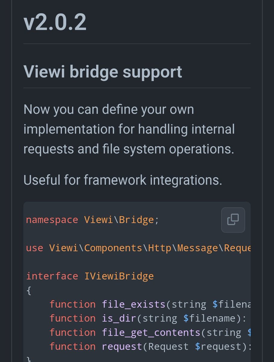 viewiphp's tweet image. Happy New Year 🎊

New feature release 😎

Finishing up with the documentation for React PHP integration, stay tuned 😊

#viewi #php #reactphp