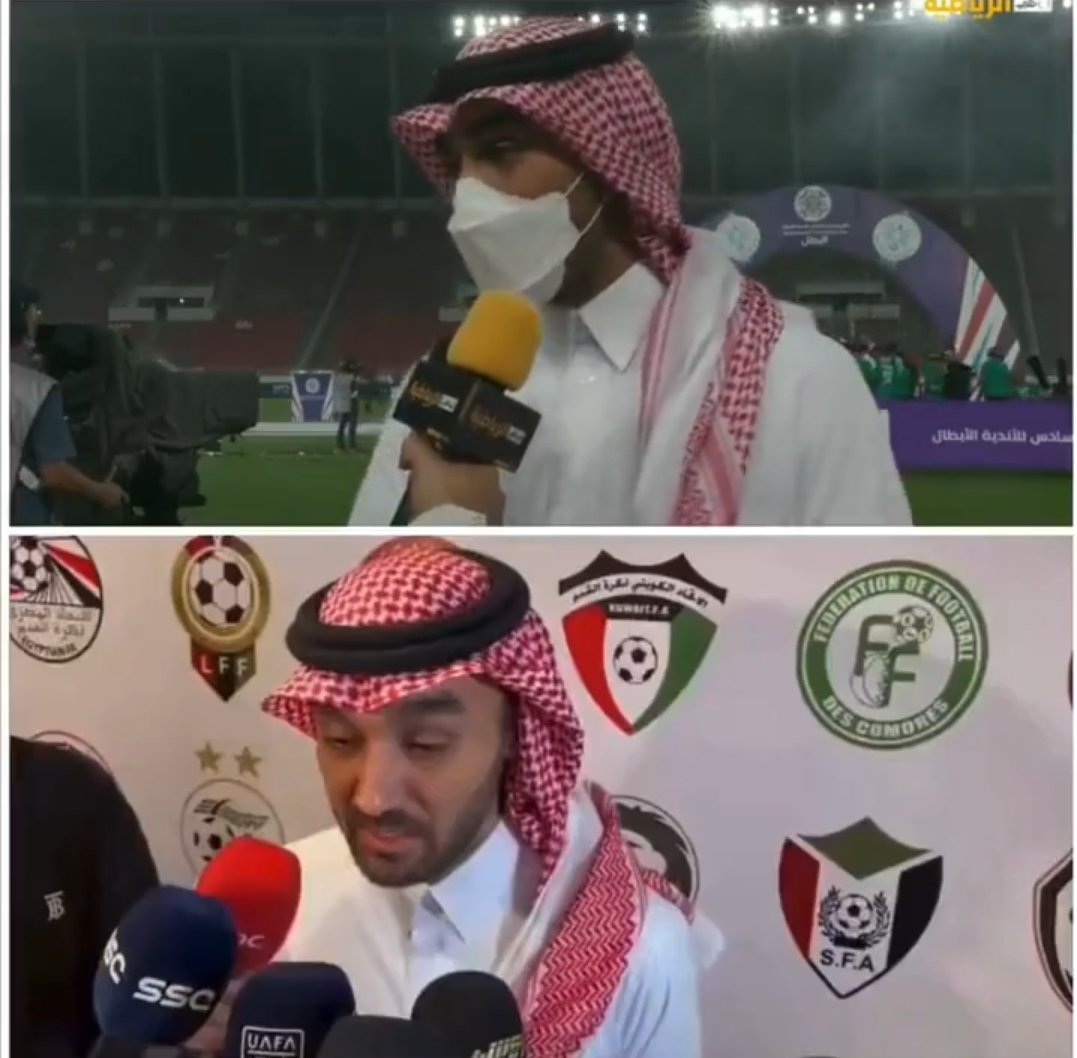 ما يحتاج تشوف شيء يا وزير الرياضة يكفي اننا نشوفك بين الامس واليوم . 
#النصر_حديث_العالم