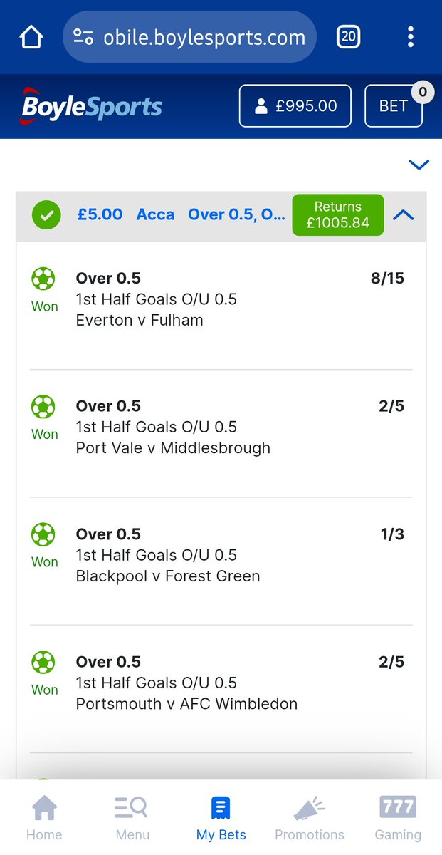 alhey1's tweet photo. @Kaz_cbk Sneaky 200/1 odds 15 fold. 🤣 https://t.co/pf3sbtj129