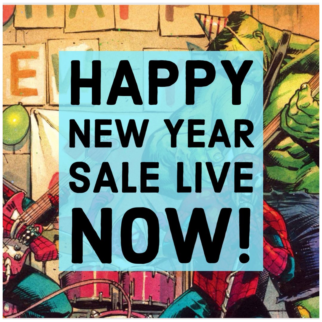 HAPPY NEW YEAR! 650+ titles are now on sale up to 90% off! Shop now: cheapgraphicnovels.com/happy-new-year…
