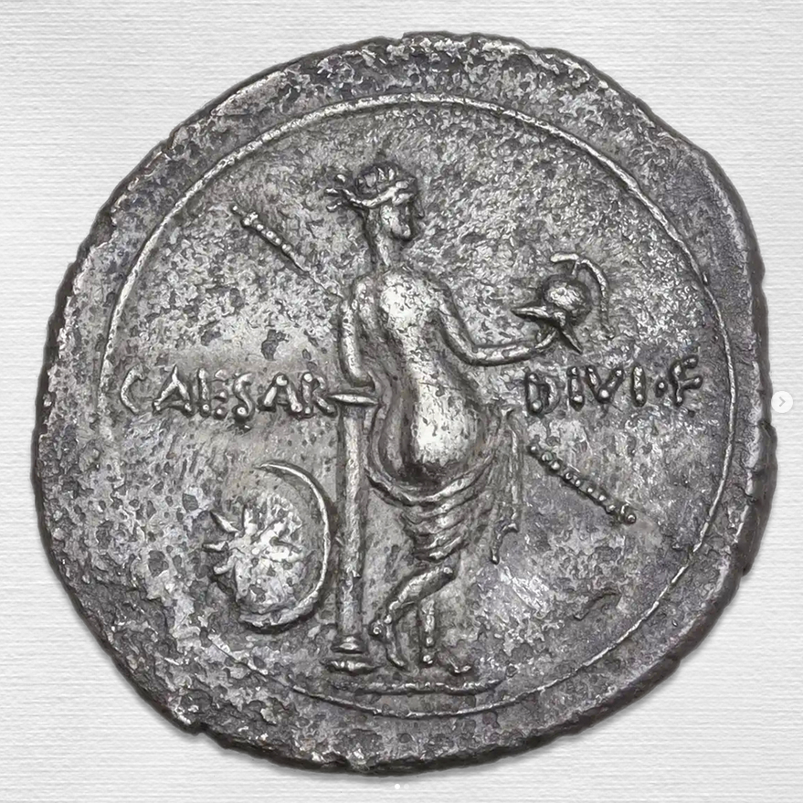 Augustus (27 BC - 14 AD). AR Denarius. Uncertain mint, 32-29 BC.

#coins #rome #romanempire #romancoins #ancientcoins #ancienthistory #coincollecting #numismatics #romanhistory #worldhistory #worldcoins
#oldcoins #collectibles #antiques #archeology #augustus #Octavian