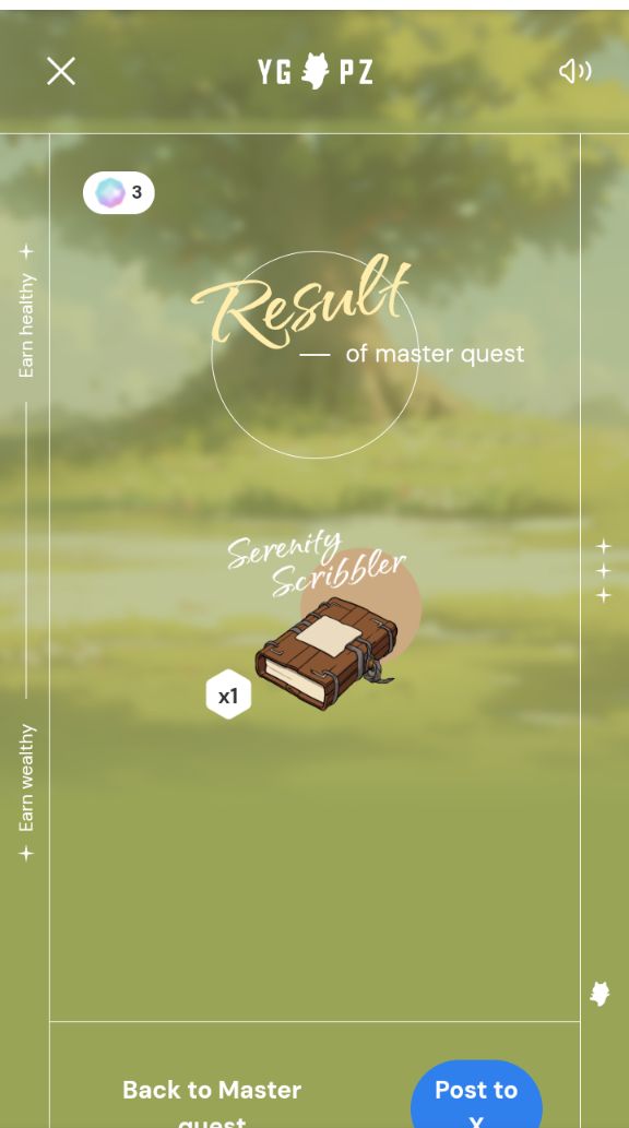 Adamdesign92's tweet photo. Happy questing! Just got 1 uncommon insight😎 @YogaPetz @keung #WELL3 $WELL https://t.co/a6IOsTBMuW 🏝️ https://t.co/lMsYeE54bh