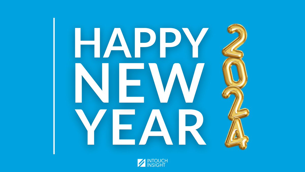 As we enter into 2024, we're feeling incredibly grateful for our clients and partners! From all of us here at Intouch Insight, we want to wish you a Happy New Year! 🎉 #IntouchInsight #HappyNewYear2024 #CustomerExperience #CXsolutions