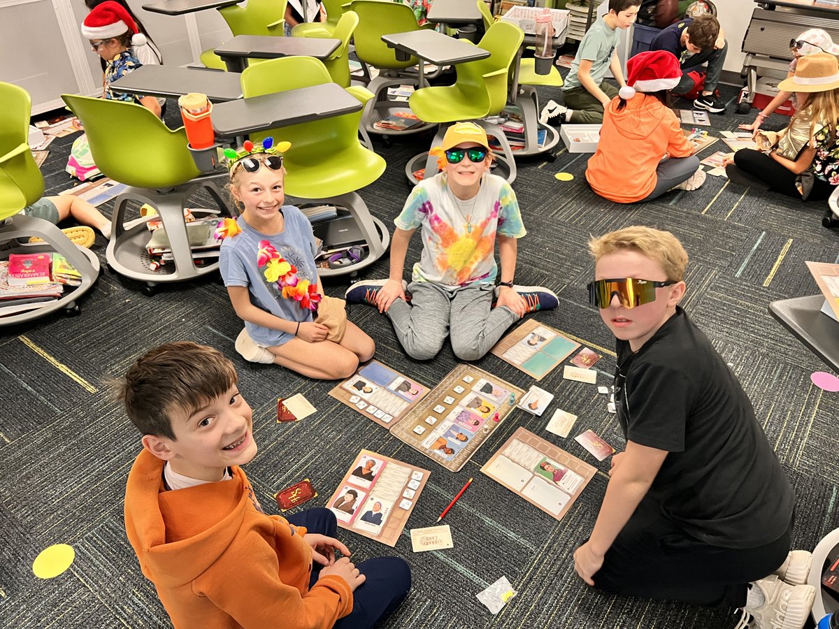 Our 5th graders had a blast playing the board game HerStory (<a href="/GamesUnderdog/">Underdog Games</a>) just before Winter Break. Not only was it fun, but the we got to learn the stories of some amazing women.

Big thanks to the <a href="/JEFoundationMN/">Jordan Education Foundation - MN</a> for getting us these! The students can't wait to play again.