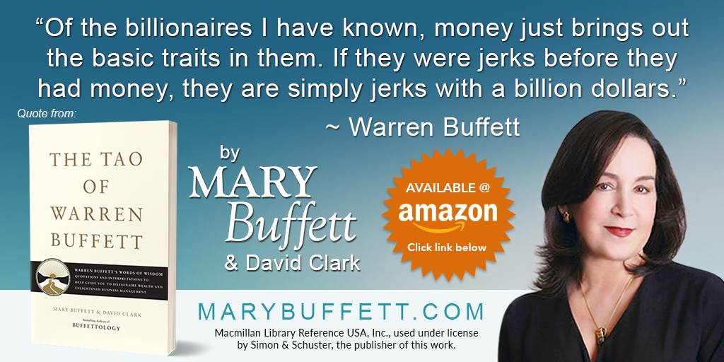 Mary Buffett tweet media