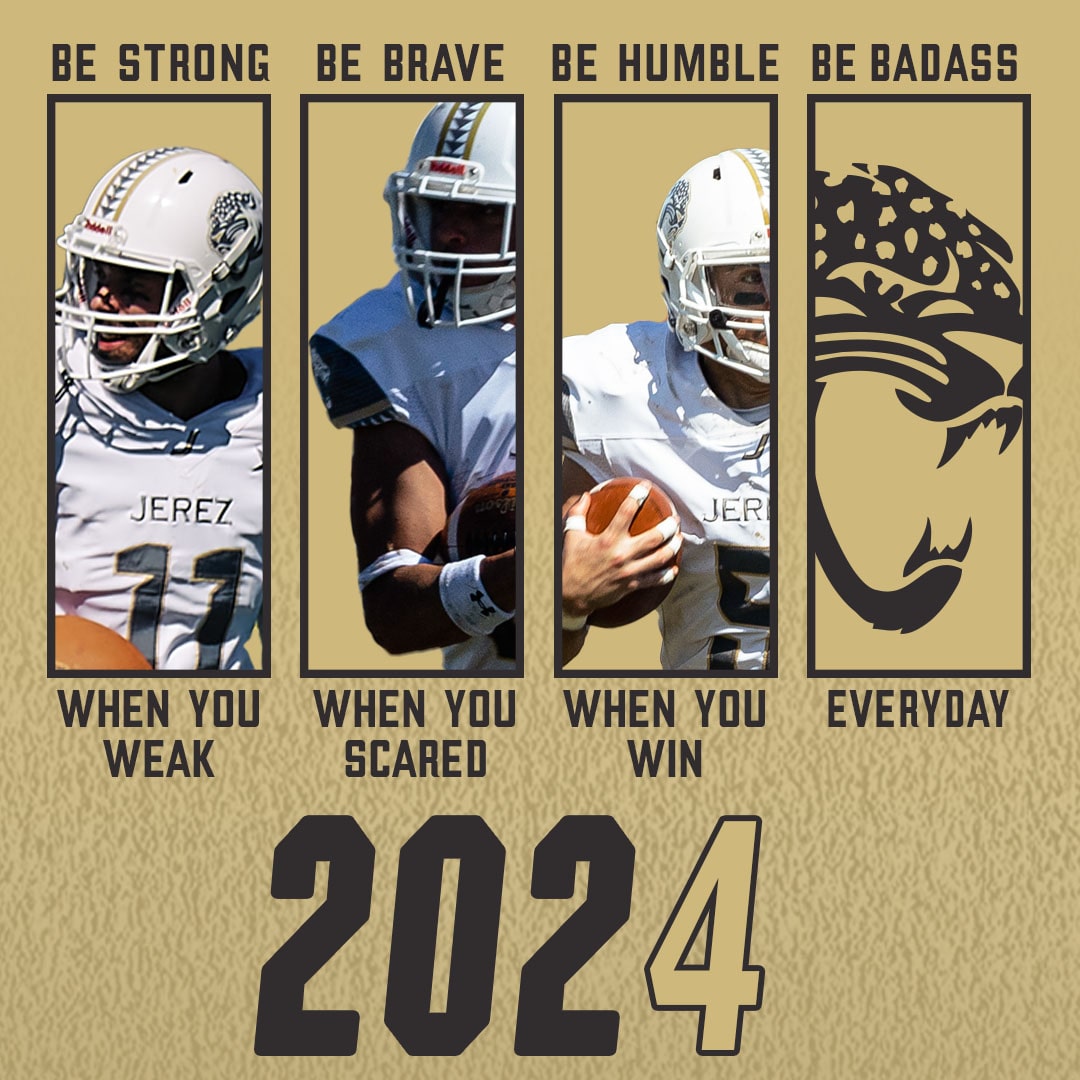 2024 LETS F GO

BE STRONG 🏈BE BRAVE🏈 BE HUMBLE

WE ARE JAWS 🐆

#mbcamionjerez #futbolamericano #jerez @aytojerez <a href="/FEFA_Spain/">FEFA</a>