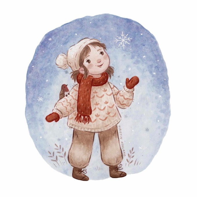 「mittens snowing」 illustration images(Latest)