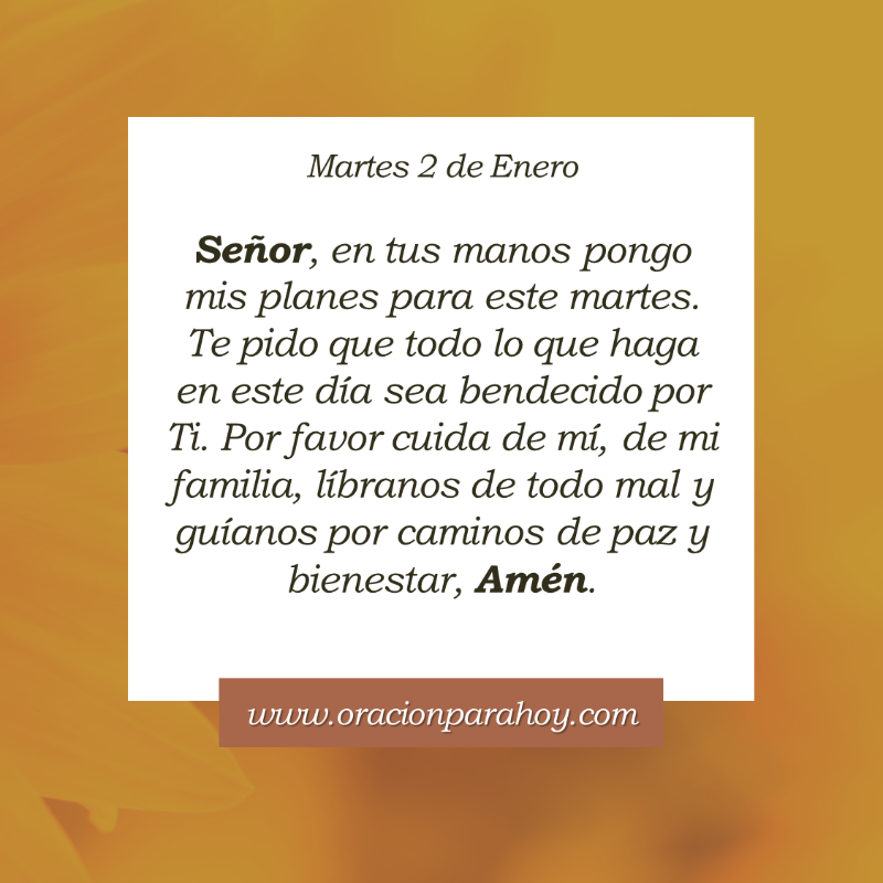 OracionParaHoy's tweet photo. Oración para hoy 2 de enero: https://t.co/m0blgvRm7g