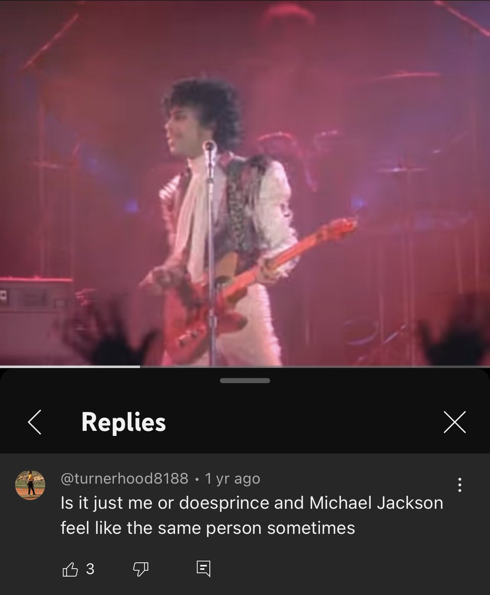 anonymj111's tweet photo. @Vezon16 @thrillermj83 @Ehsaan793075 @stormmi_ @beyoncehaskids @nippymj I wonder why so many people talk about Prince looking like Michael Jackson in the comments section of his videos !  
That guy was a copycat. https://t.co/FQ1EW0rjpB