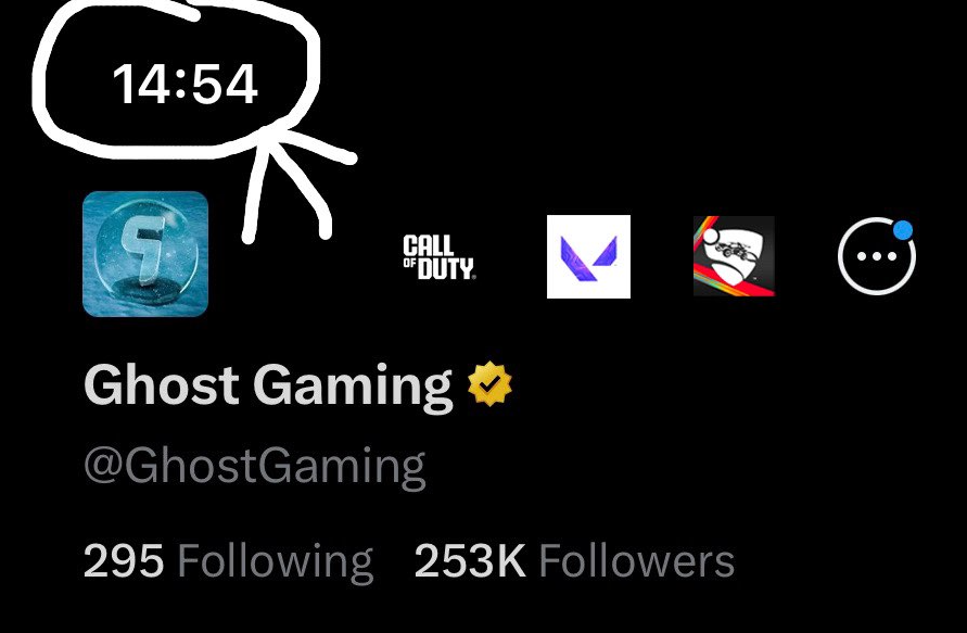 GhostGaming's tweet photo. Why does our clock look odd? (Ignore the alts) https://t.co/56R0CzgV6p