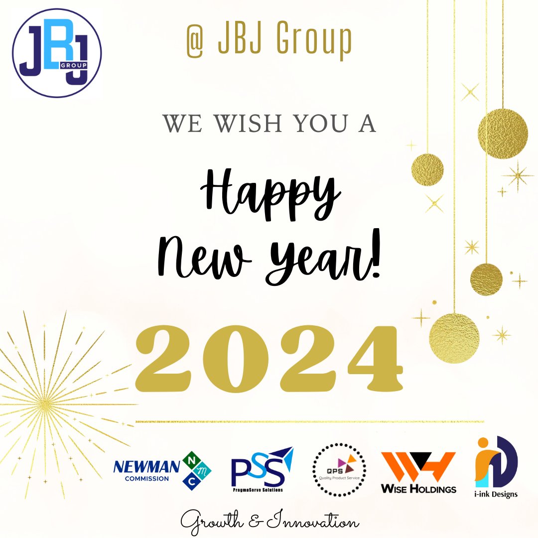 JbjgroupCo's tweet photo. Happy and prosperous New Year 2024! https://t.co/T3V4uD2nmF