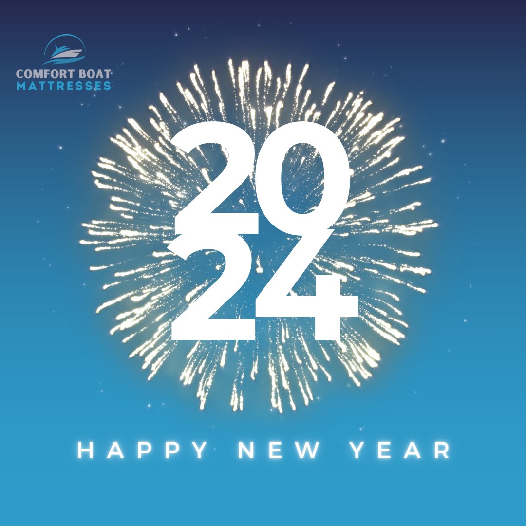 ComfortBoat's tweet photo. HAPPY NEW YEAR! 🎇  🎉 Last Call! Don't miss out on ringing in the New Year with comfort! Our New Year's Sale ends TODAY! Grab your dream boat mattresses at incredible prices before it's too late! ✨ #HappyNewYearSale #ComfortBoatMattresses https://t.co/J76hrdSt79