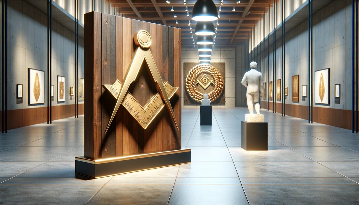 Masoneria357's tweet image. Delving into Freemasonry's public symbols: The square and compass guide us in our journey towards personal and ethical development. Learn more about the values and history these iconic tools represent in our community. #2B1ASK1  #Freemasonry #MasonicValues #HistoricalSymbols