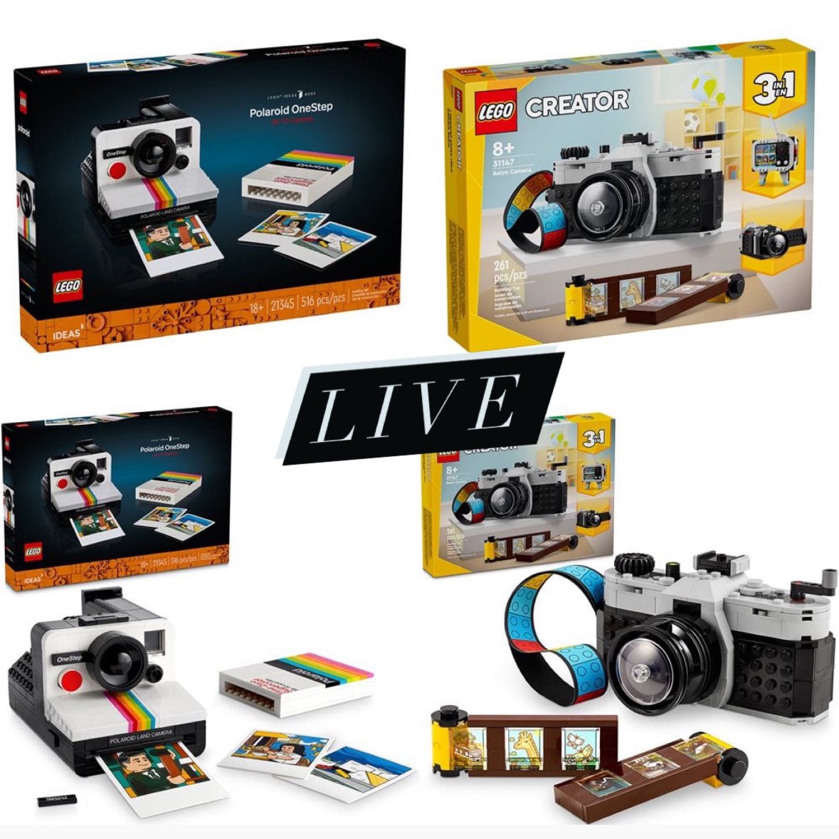 Lego Polaroid Camera announced - Niche Gamer