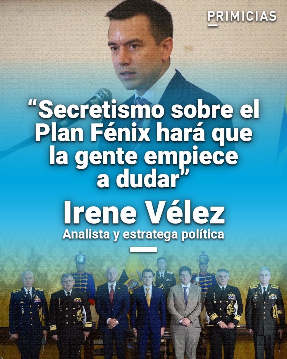 #Perspectivas2024 | La analista política, Irene Vélez, habla en #entrevista sobre las primeras semanas de gobierno del presidente Noboa y qué se espera para 2024. prim.ec/za2x50QmH8r