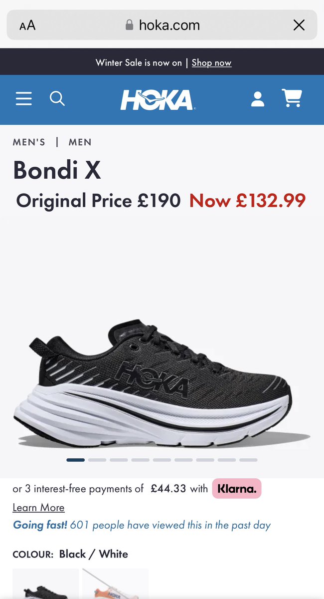 You won’t find these any cheaper anywhere! 

RRP - £190
OUR PRICE - £111.99⚡️🤯

Message us, have most sizes!