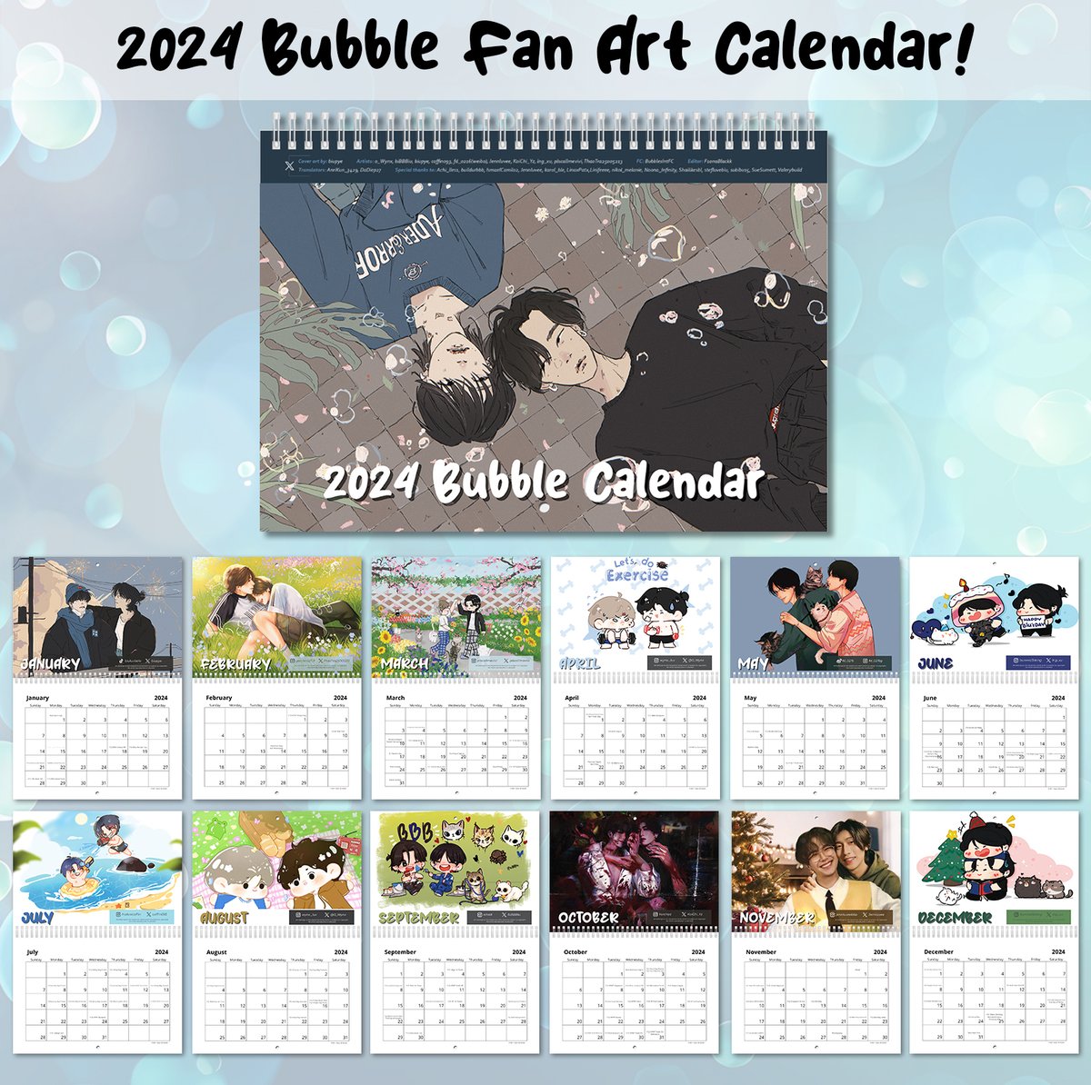 BubblesIntFC's tweet image. We are blown away by your interest to our calendar! 

It was a labor of love done as a gift for Bubbles all around the world. Please be patient while we quote printing in other countries.

Remember to contact your FCs:

USA &amp;amp; Canada: @BubblesIntFC
Fill out form:…