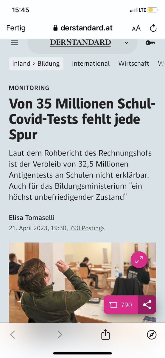 @kaeferboeck Also Österreich ist ein Phänomen Medikamente die“verschwunden „sind und sich wer  ordentlich saniert als auch die testkits die verschollen aber zum Glück mit Steuergeld bezahlt sind 🙈