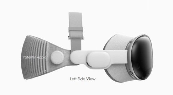 VisionVRfr's tweet photo. Un nouveau dépôt de brevet Apple révèle la sangle supérieure prévue pour l'Apple Vision Pro ! Certaines rumeurs évoquent la disponibilité de cette sangle en accessoire, donc non fournie avec le casque de réalité virtuelle d'Apple.
#Apple #VisionPro #Brevet #sangle https://t.co/QPD6rzZGoc