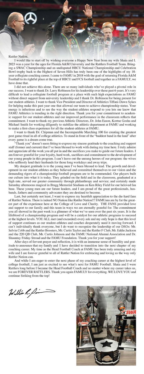 Coach Willie Simmons tweet media