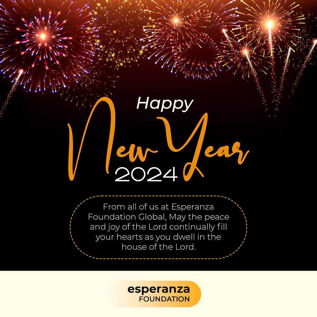 EsperanzaGhana's tweet photo. Happy New Year 🎉🎉❤
Thank you for being a part of our 2023 and we look forward to sharing more memories together in this year and beyond. 
It's our best year yet!
Glory to God ❤

#Esperanza #EsperanzaGlobal #EsperanzaGhana #Jesus #Hope #love https://t.co/1D4U7PAxS0