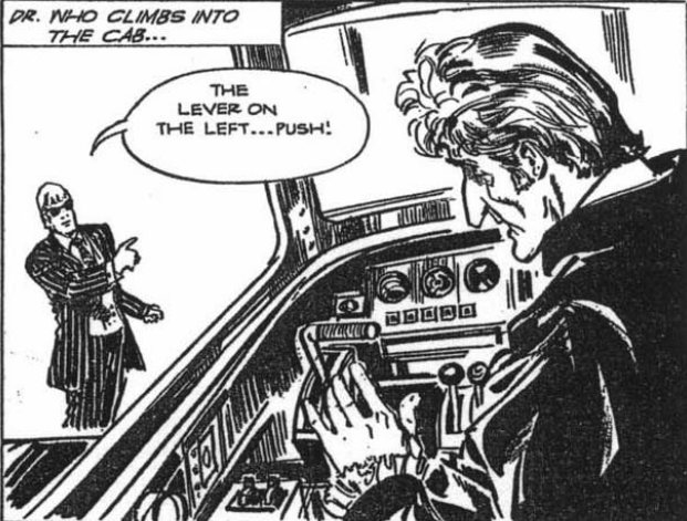 An eccentric business man asks the Doctor to test drive his time travelling bulldozer. It is one way to write around the new restrictions I suppose... #DoctorWho #KingdomBuilders