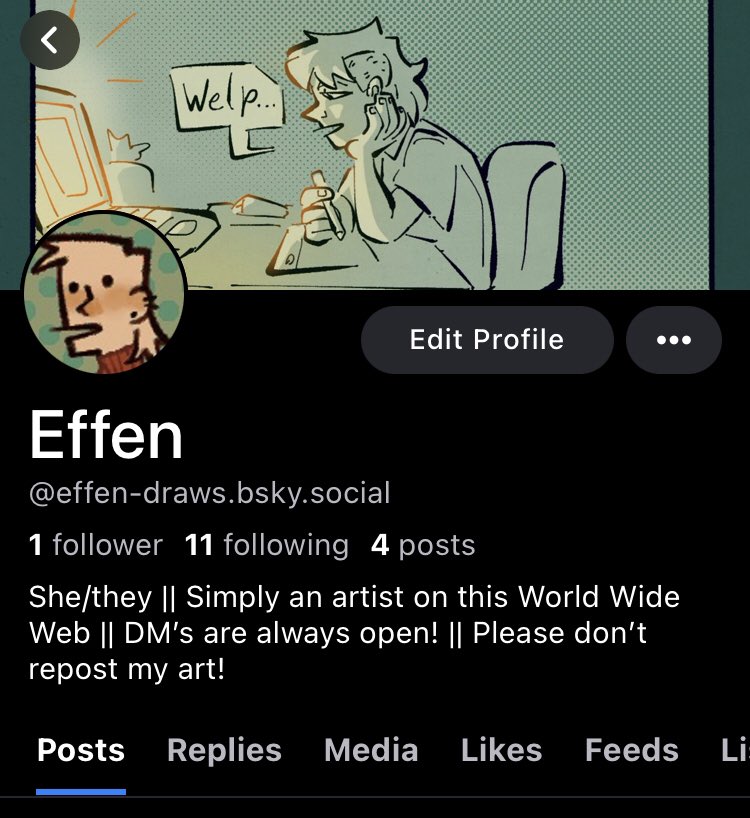 Effen_draws's tweet photo. I’m made it to 🟦☁️ now btw:-] So come say hello if you can https://t.co/Ih0HMDwdfM