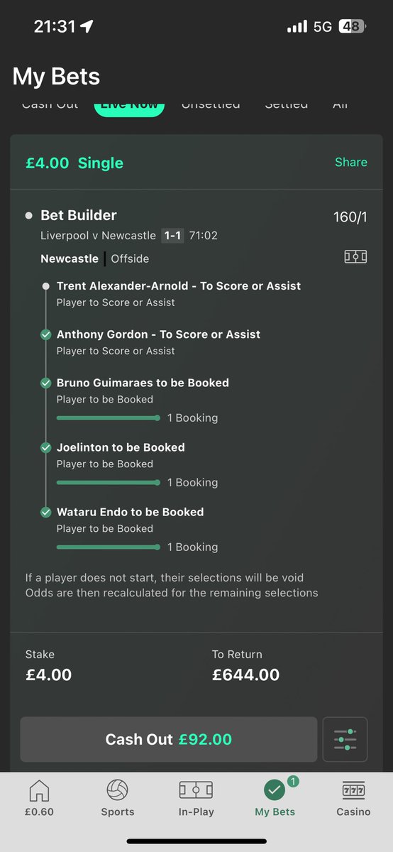 mcfcadam10's tweet image. Do I cash???