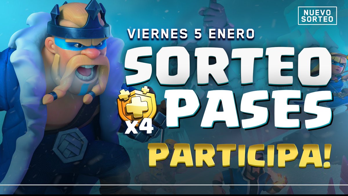 🎁 SORTEO | 4 Pases de Oro - 4 GANADORES

🥳 Empieza el año y traemos buen sorteo para tod@s! 

👉 REQUISITOS:
✅ Seguir a <a href="/LyokFox/">LyokFox</a> 
✅ Seguirme en twitch ( twitch.tv/sply97 )

🔄 Repost + Menciona 2 amigos

🍀 Ganadores el Viernes 5 de Enero!!