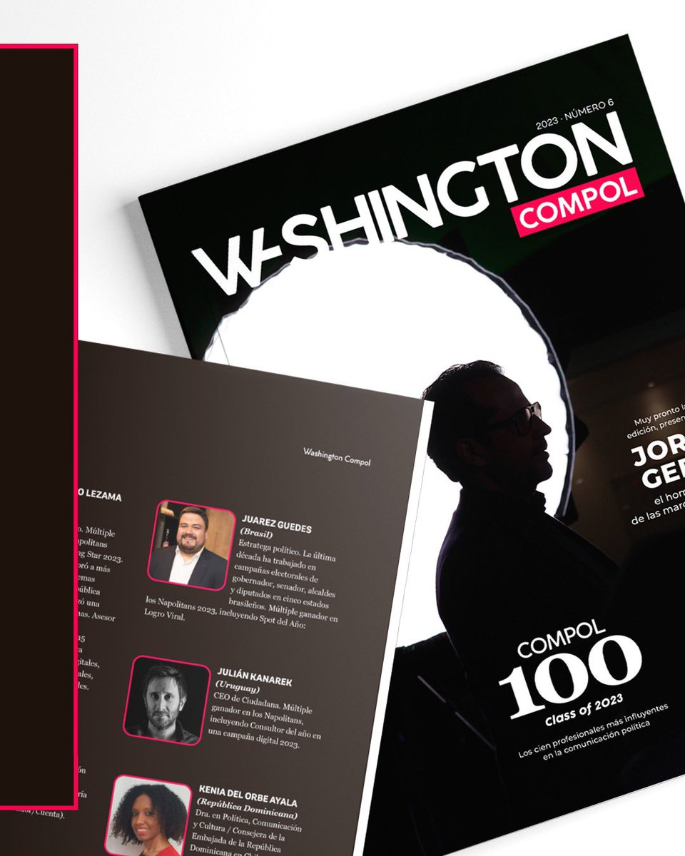 JuarezGuedes's tweet photo. 2024 já começou com conquistas🙌
Muito feliz em estar na lista dos 100 profissionais da indústria da comunicação política de maior destaque no último ano publicada pela @washingtoncompol
#COMPOL100 #MarketingPolítico #Compol https://t.co/6LFaStP1R4