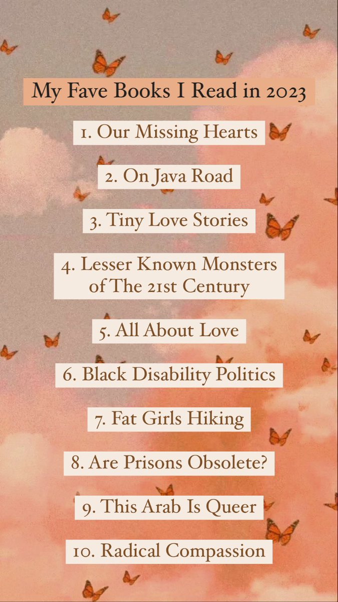 snuumimi's tweet photo. My fave books read and movies watched for the first time in 2023 🥰 https://t.co/2lPo0SAWSI