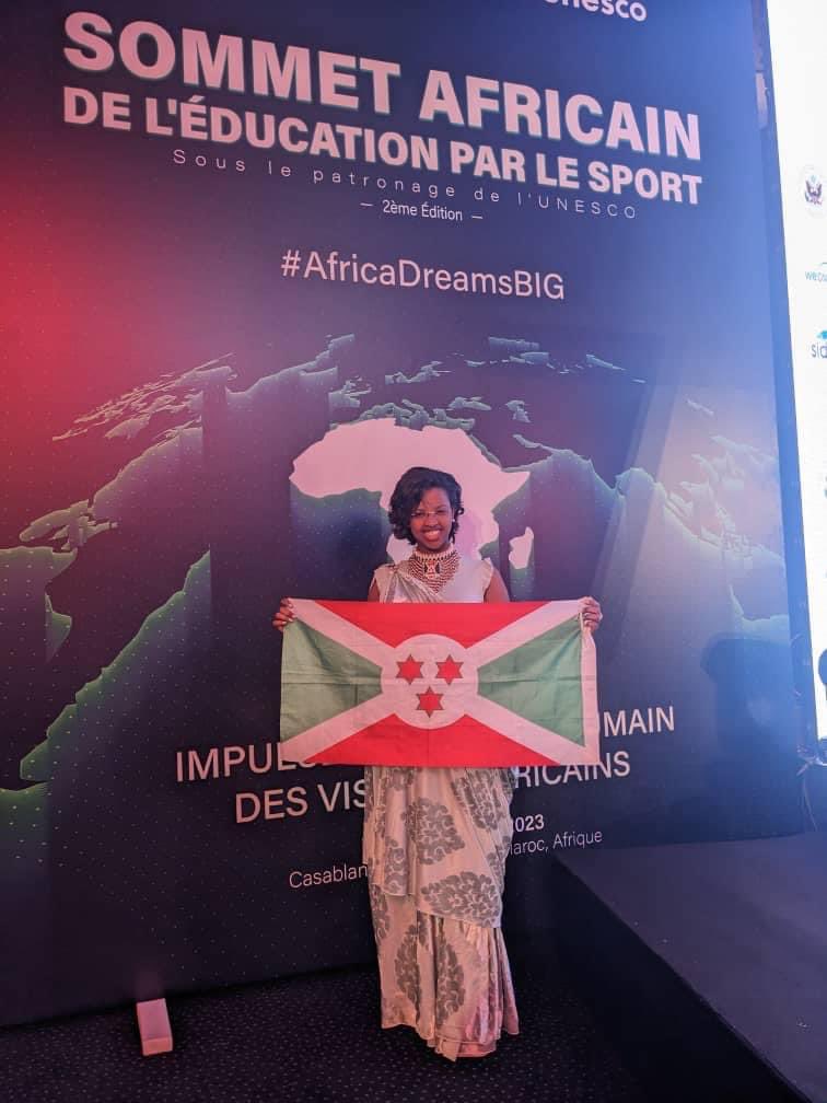 andikamagazine's tweet image. #flashback2023

Nothing can stop her!

The young Burundian entrepreneur @GrettaKathia represented #Burundi in #Casablanca in #Morocco, from May 23 to May 28, 2023 at the African Summit on Education through Sport organized by the NGO Tibu Africa under the patronage of UNESCO.…