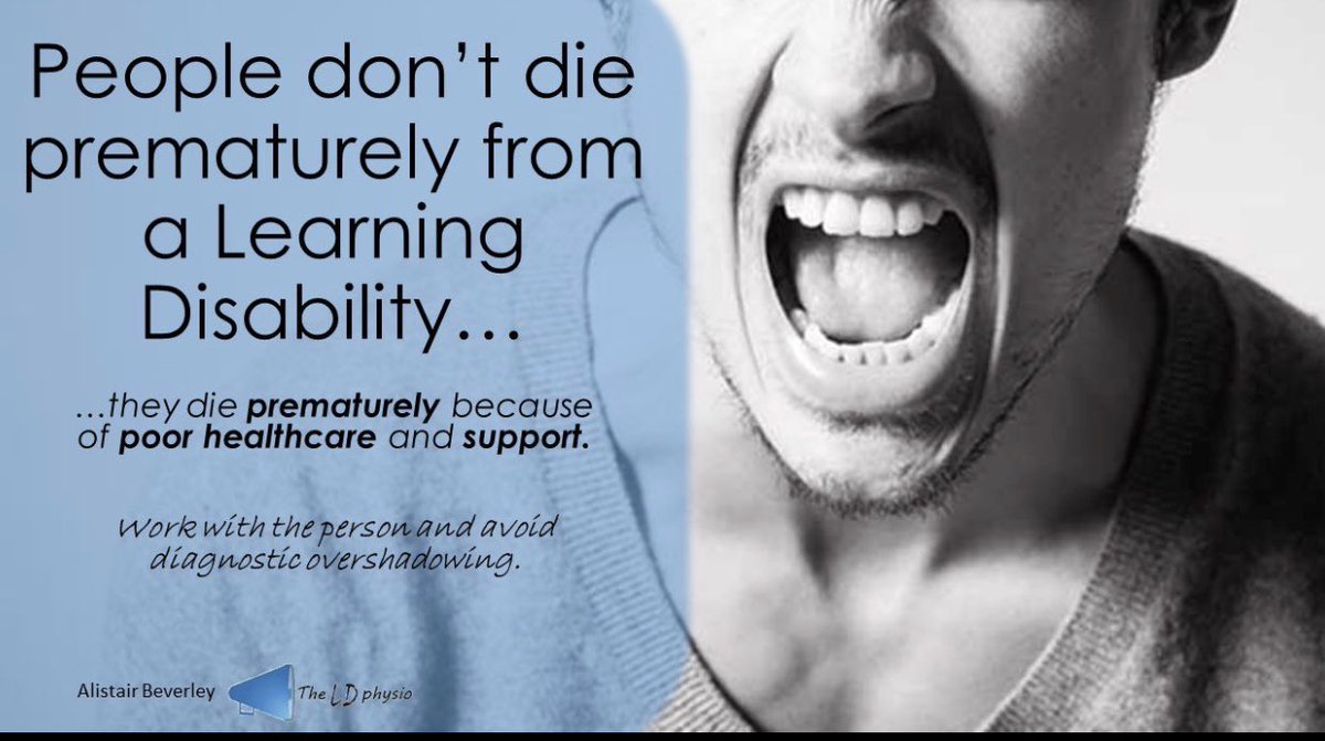 Keep sharing! People with learning disabilities die TWENTY years younger than their peers! Raising awareness is just the start, we need changes to make a real difference. <a href="/PosVoiceConf/">Positive Voices Self Advocacy Conference</a> @LDEselfadvocate #selfadvocacyworks