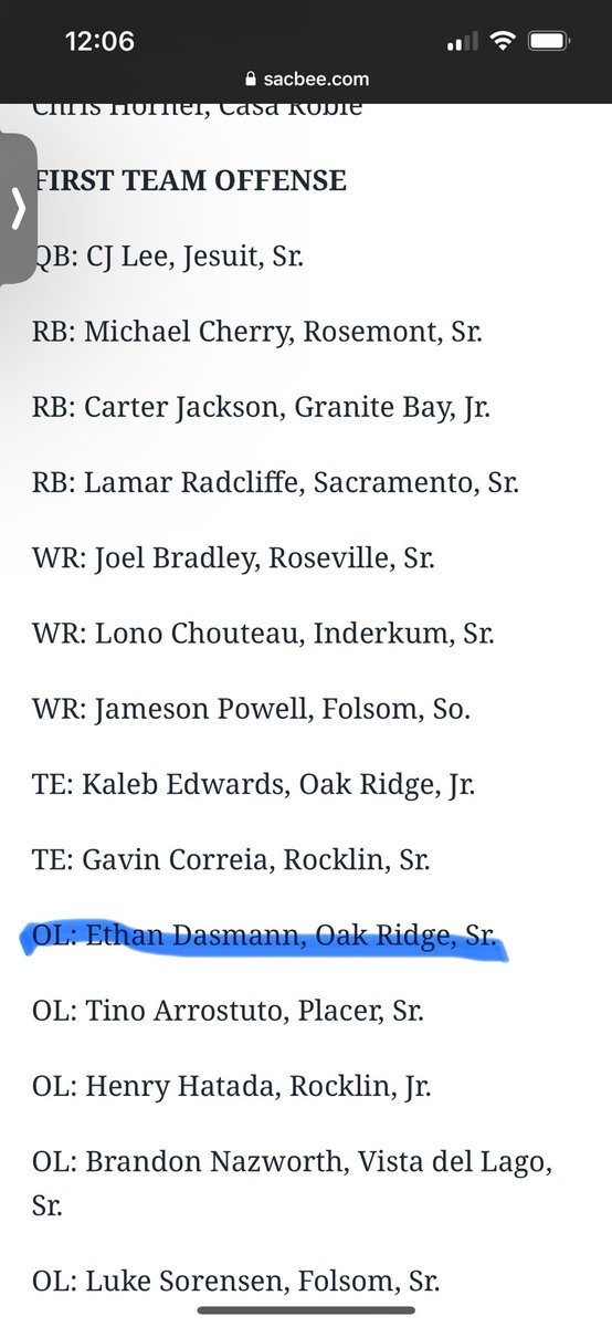 DavidRBacon49's tweet photo. Congrats to my son ⁦⁦@DasmannEthan⁩ on being named 1st team all-metro. https://t.co/IGlqQnDoVZ
