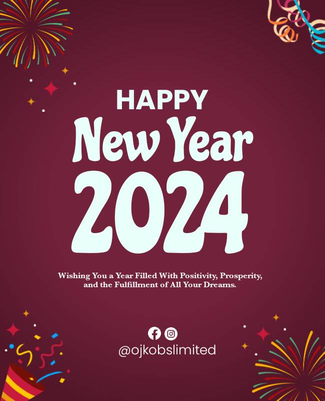 ojkobslimited's tweet photo. #HappyNewYear2024 
#celebration 
#ojkobslimited https://t.co/nsZXUTYTpR