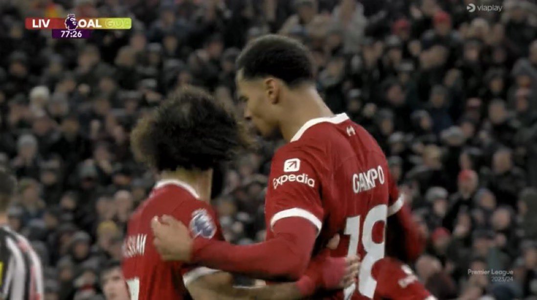 3-1 Liverpool.

CODY GAKPO MAKES IT THREE !!!!!!!!!! WORLD CLASS ASSIST BY SALAH !!!!!!!!!