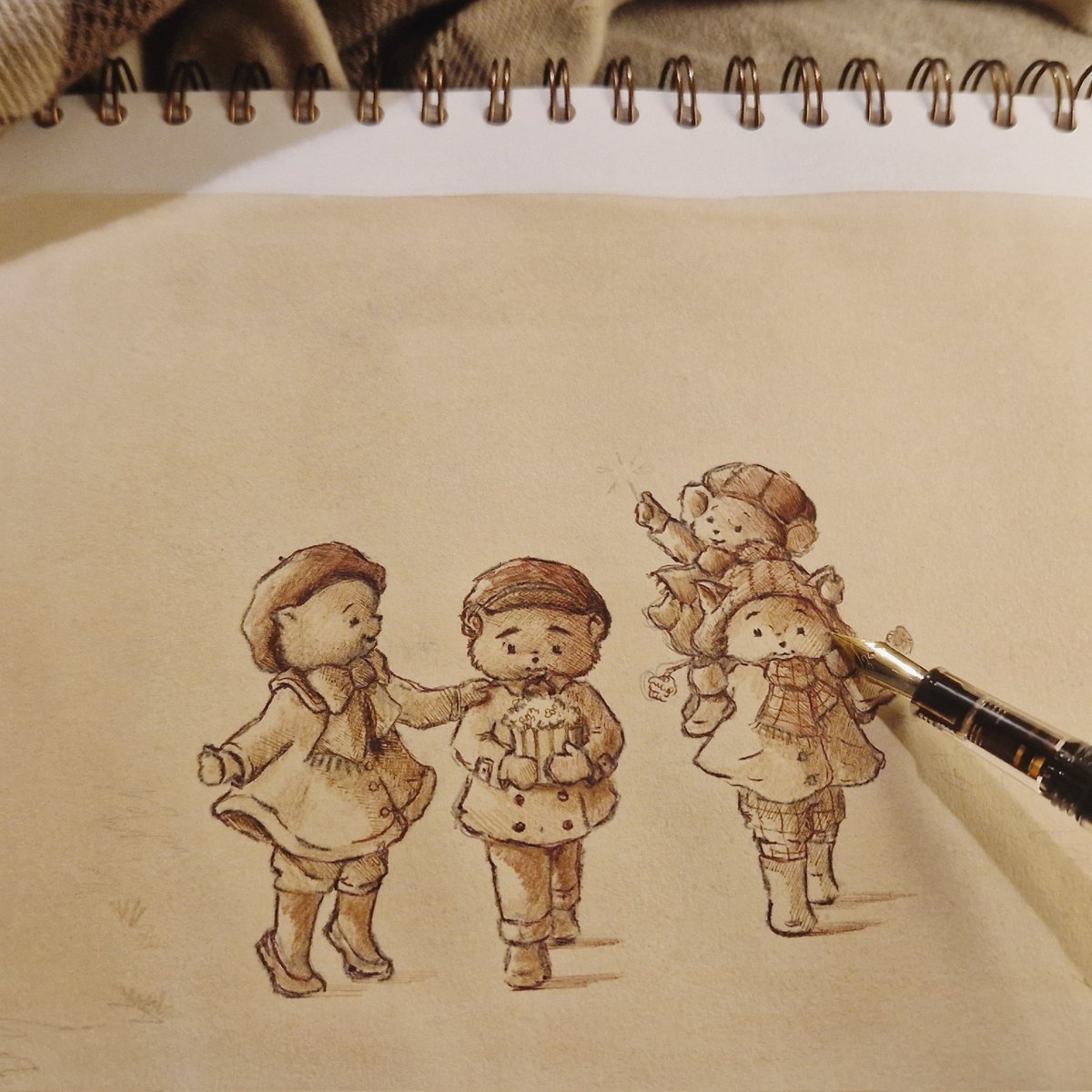 #wip My New Year illustration ✨️ 

#HappyNewYear2024