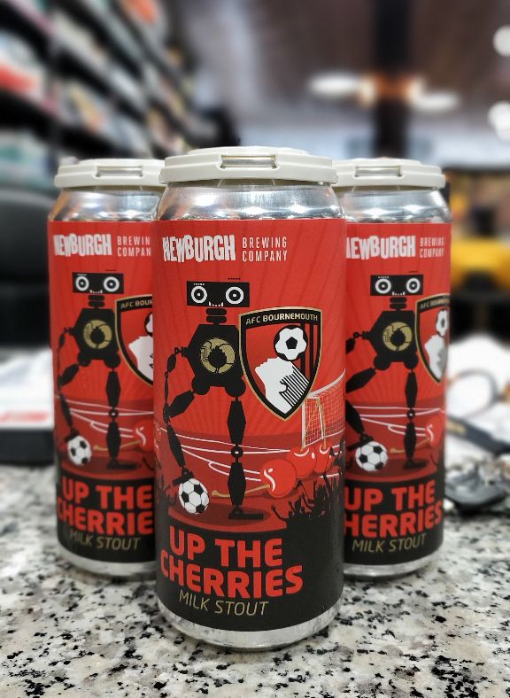 Milk Stout with Cherries, brewed in official partnership with AFC Bournemouth. @newburghbrewing 

#beerworld #beer #beerlover #beernerd #alchoholic #redemption #cigars #newyork #hudsonvalley  #shoplocal #thinknydrinkny #variety #comevisit #growlerlife #beersnob #beerstagram