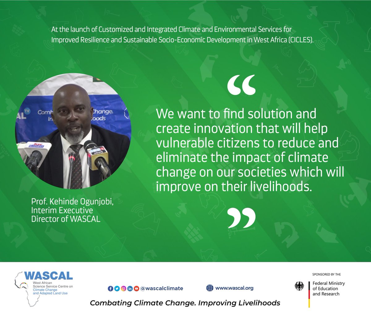 wascalclimate's tweet photo. #CombatingClimateChange
#IprovingLivelihoods https://t.co/Ik7okaeAkt
