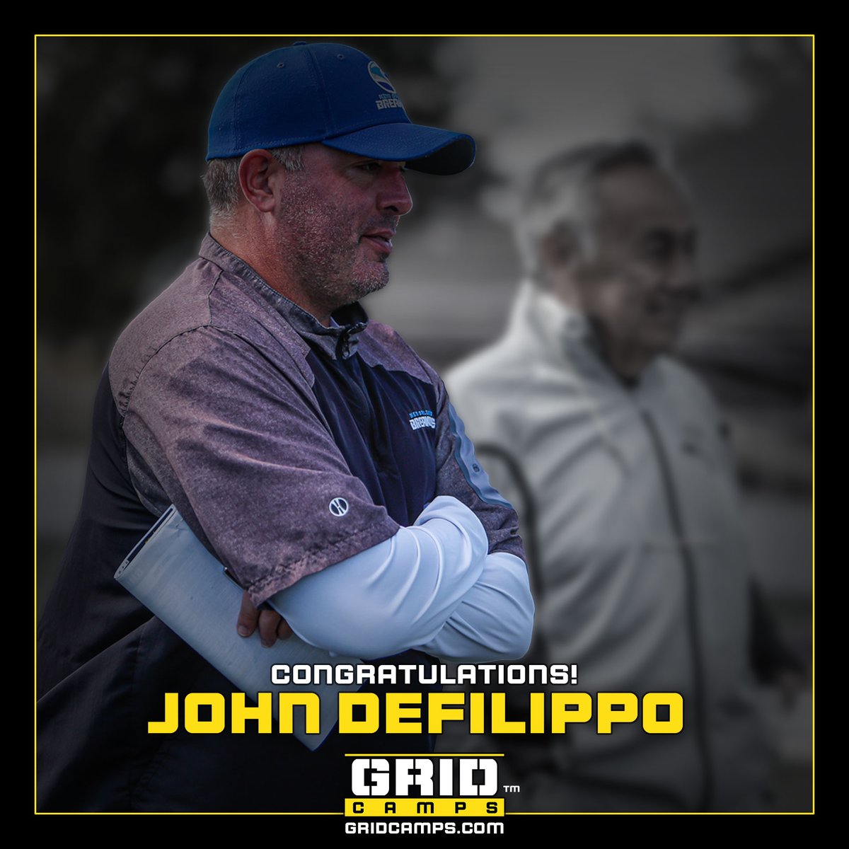 GRIDCamps's tweet photo. Congrats #GRIDcoach John DeFilippo being named HC for @USFLShowboats ! 

#GRIDcamps is THE Premier workout on this platform!  Not only players, but the staff get signed too! 🔥🏈🎯#credibility #premierdestination #facts

Coach Flip will be leading 02.18.24 workout @FeltrimSports in Haines City, FL!  

Go to https://t.co/ohxybMhnPf to submit your profile to be considered! @NFL @USFL @XFL2023 @CFL @ELF_Official @TheIFAFootball @IndoorFL @NALFootball @OfficialAFL @all22global @all22prospects @AllAthleteInc @GRIDCamps_CEO