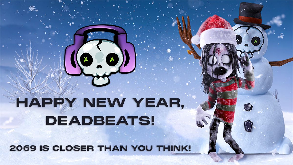 HAPPY NEW YEAR 🎉

2069 is closer than that leftover pizza in your fridge! 😮
 
Shout out to all you Deadbeats here early. We are thankful for the support! 🙏 
 
The team has been cookin' and we’re excited to get this party started soon. Buckle up, buttercups! 🚀